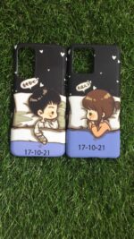 Phone cover for couple with name