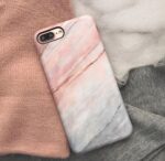 Pink Marble phone cover